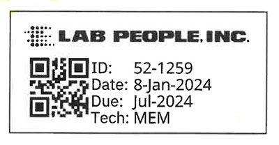 Lab People Inc. Label
