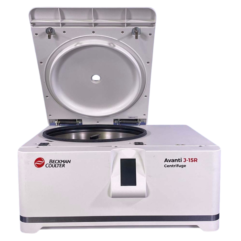 Photo of a Beckman Coulter brand centrifuge. Calibrating your centrifuge is not just a regulatory requirement; it is a critical practice that ensures accuracy, reliability, and efficiency in your operations.